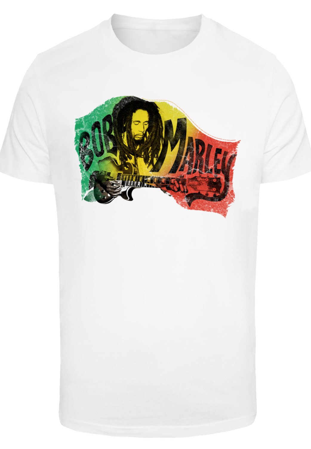 

Футболка F4NT4STIC Bob Marley Chords Reggae Music by Rock Off, белый