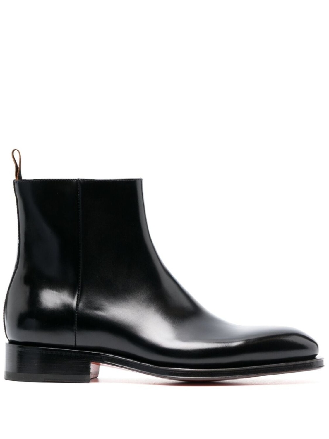 

Santoni ботинки с миндалевидным носком, черный