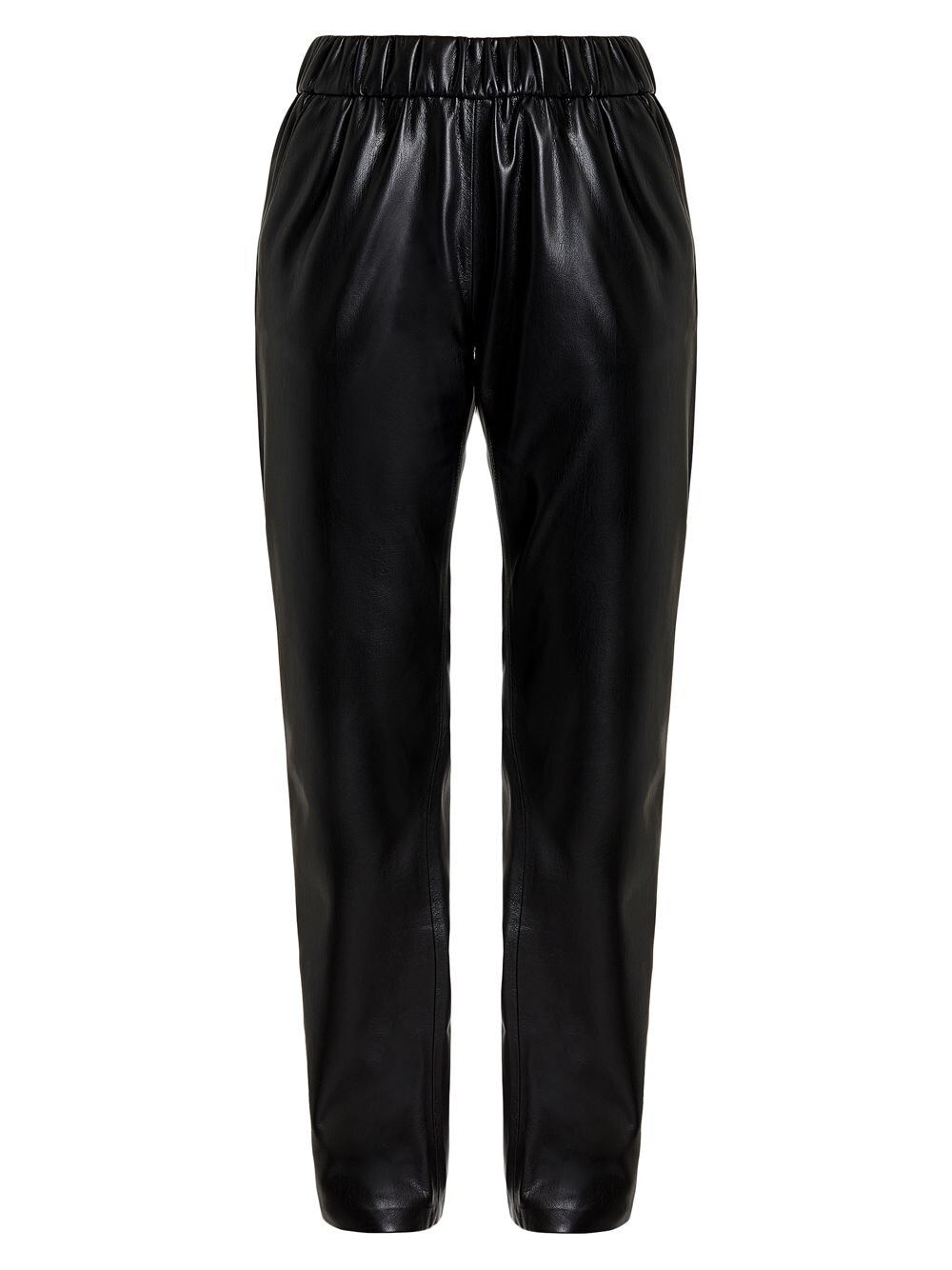 

Спортивные брюки Colton из искусственной кожи ANINE BING, черный