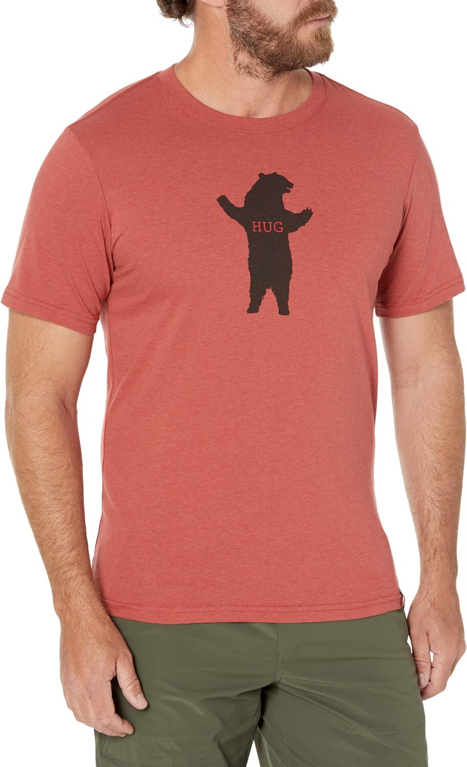 

Облегающий крой Bear Squeeze Journeyman Prana, цвет Rust Heather