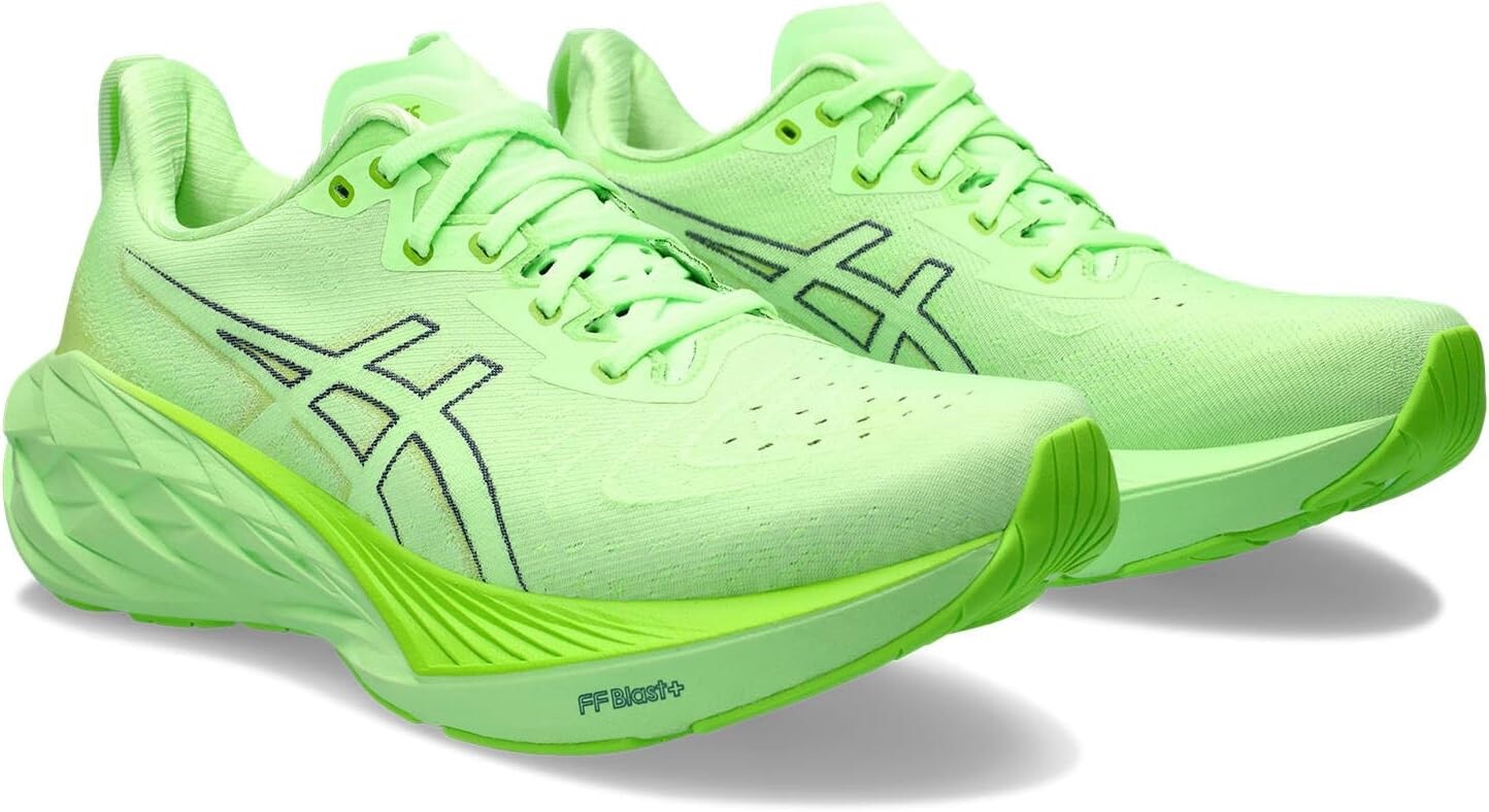 

Кроссовки Novablast 4 ASICS, цвет Illuminate Green/Lime Burst