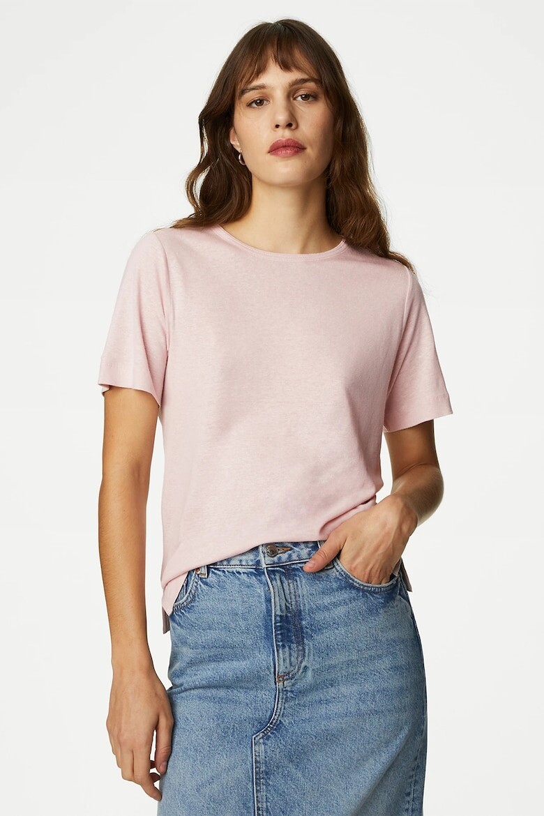 

Футболка с модалом Marks & Spencer, розовый