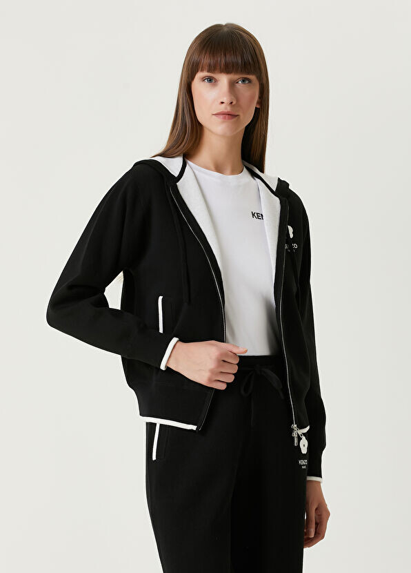 

Шерстяная толстовка Boke 2 0 с капюшоном Kenzo, черный