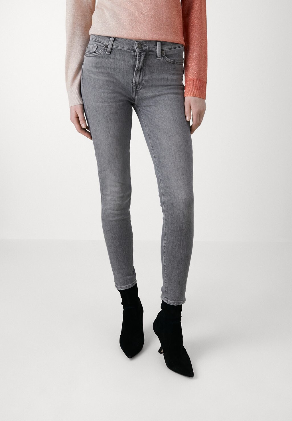 

Джинсы Skinny Fit SKINNY 7 for all mankind, серый