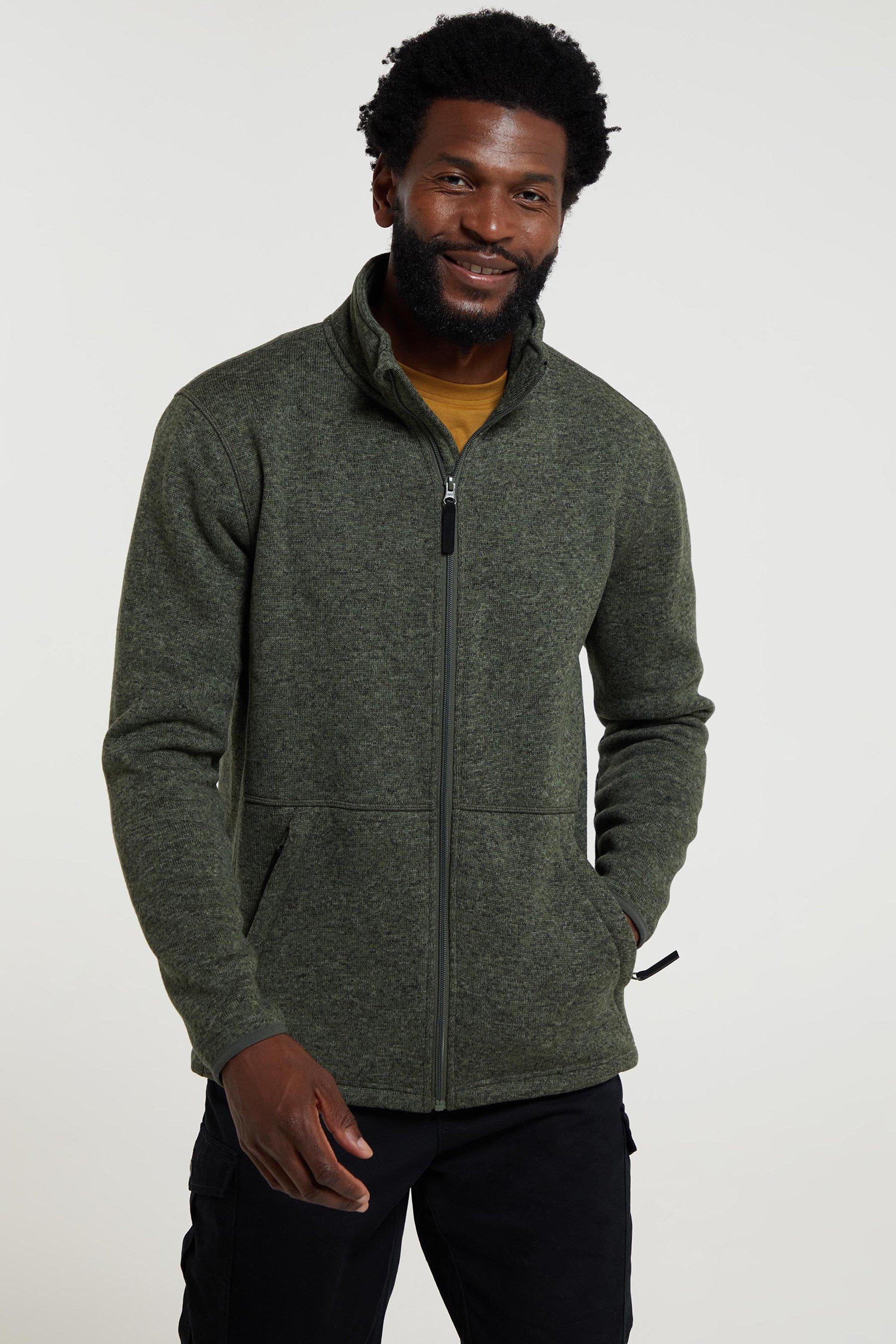 Флисовая куртка Idris II с полной молнией, дышащее уличное пальто Mountain Warehouse, зеленый