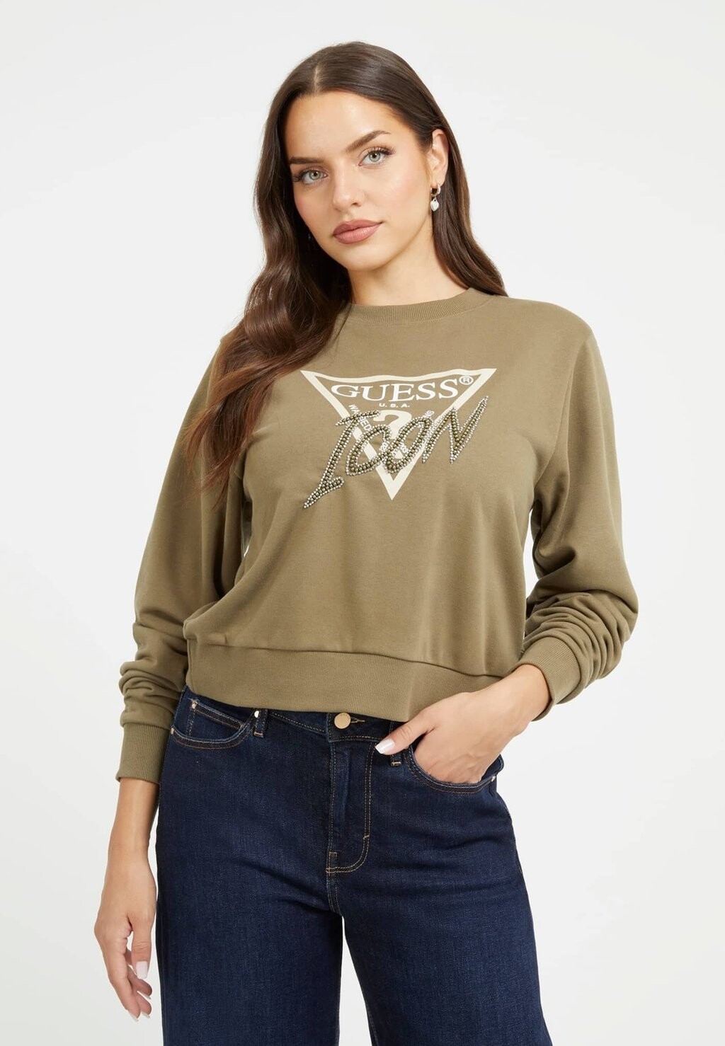

Толстовка Guess, зеленый