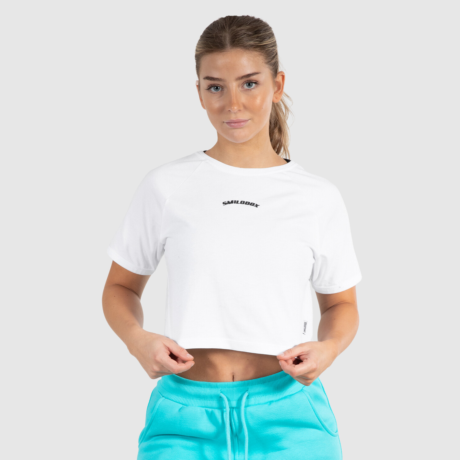 

Спортивная футболка SMILODOX Crop Nalani, белый