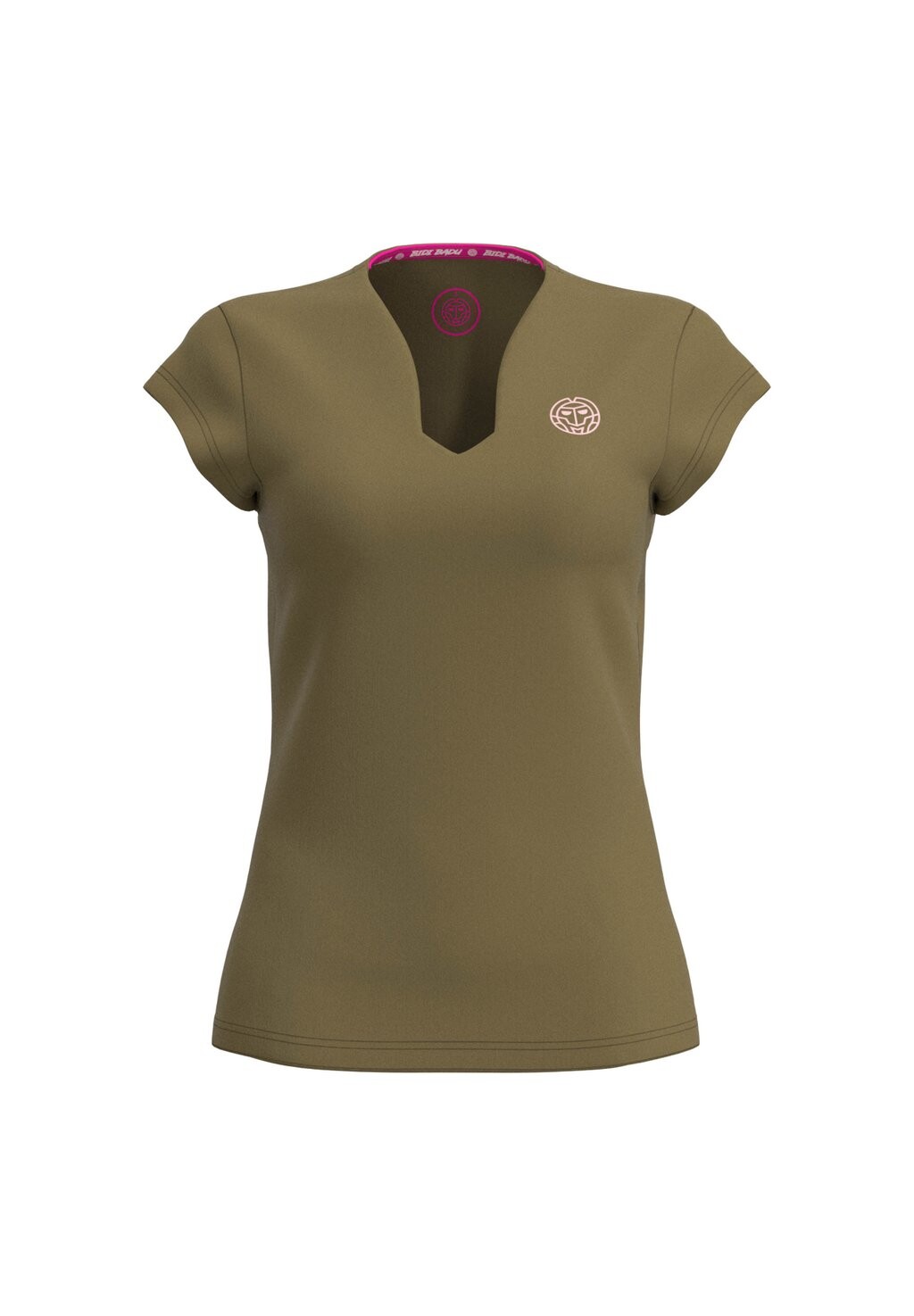 

Футболка с принтом PURE WILD V NECK BIDI BADU, цвет oliv