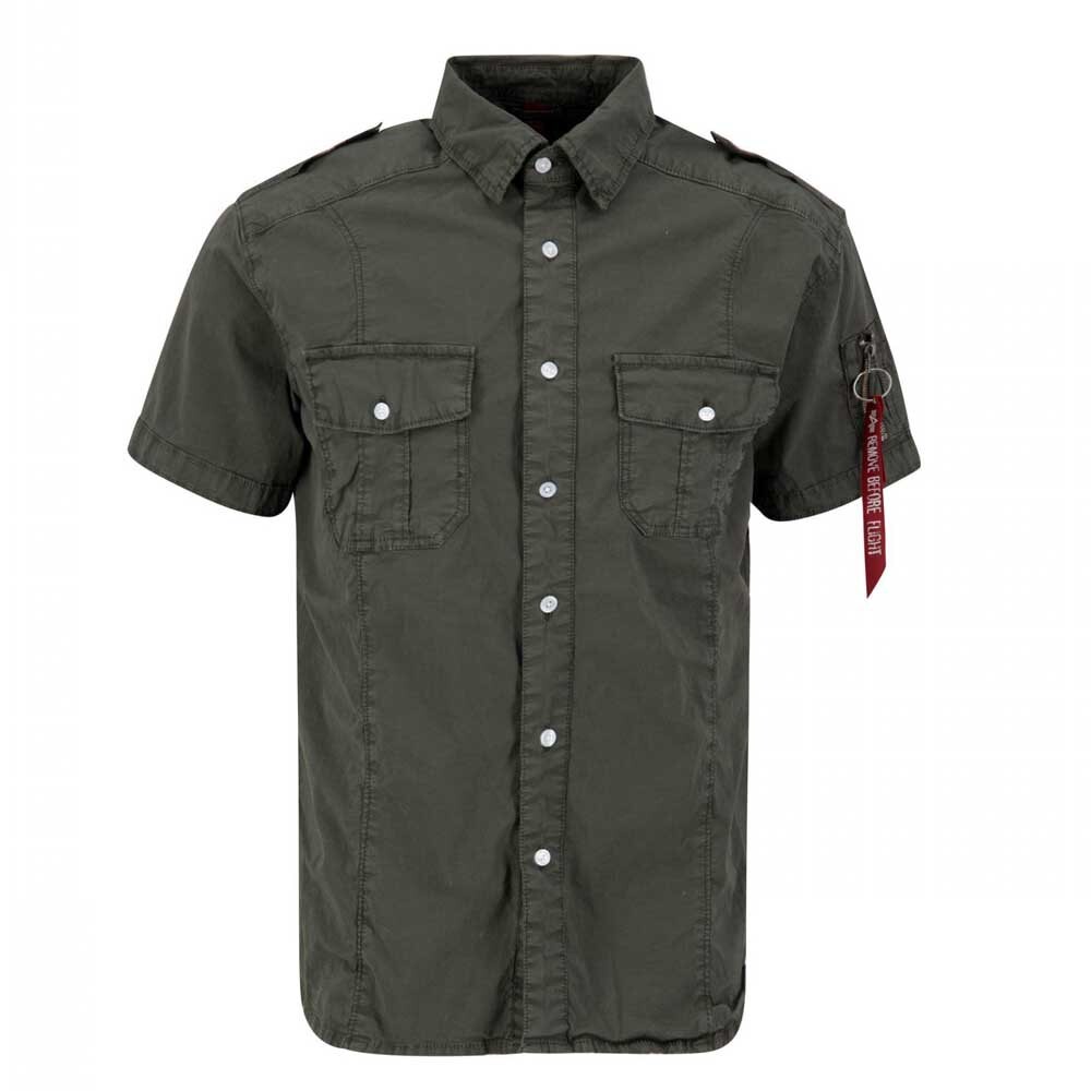 

Футболка Alpha Industries Basic Shirt Slim S, серый