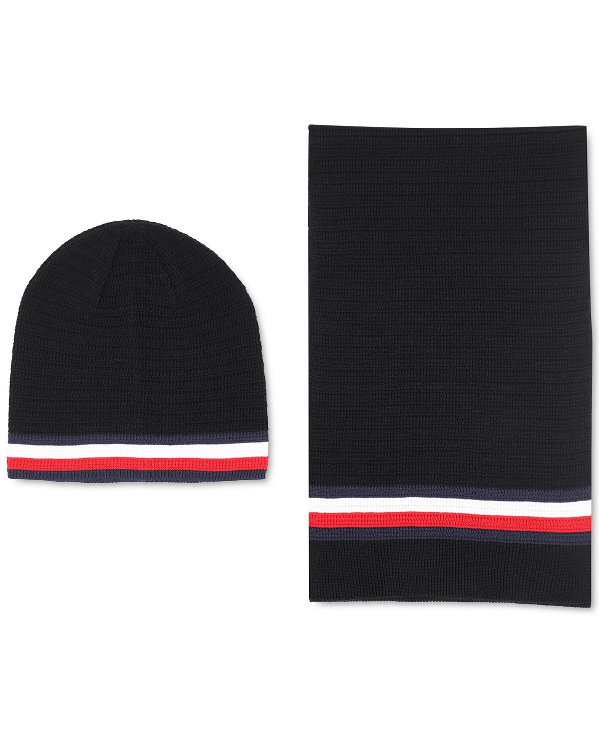 

Мужской комплект из османской шапки и шарфа Tommy Hilfiger