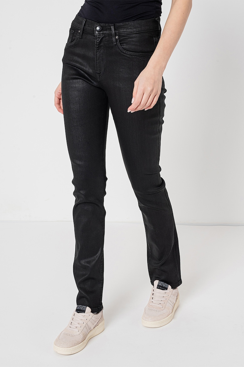 Укороченные джинсы с потертым эффектом Pepe Jeans London, черный