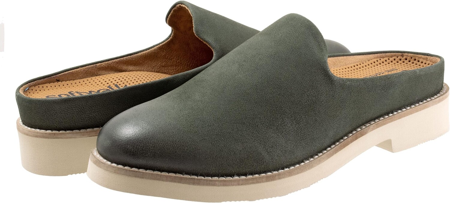

Лоферы Wolcott II SoftWalk, цвет Dark Green Nubuck