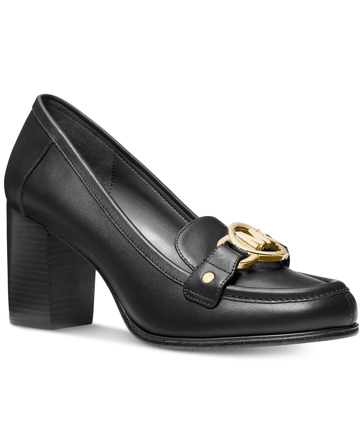 

Женские лоферы без шнуровки Rory Signature Hardware Michael Kors, черный