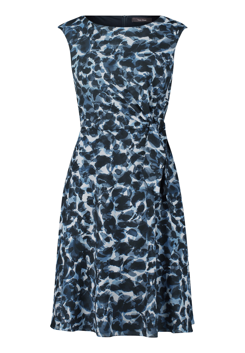 

Платье Vera Mont Cocktail mit Bindegürtel, цвет Blue/Dark-Blue