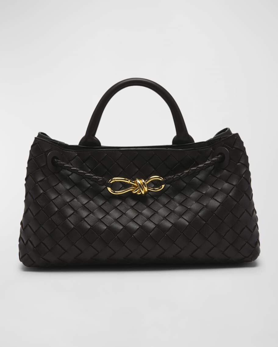 

Кожаная большая сумка Andiamo East-West Intrecciato Bottega Veneta