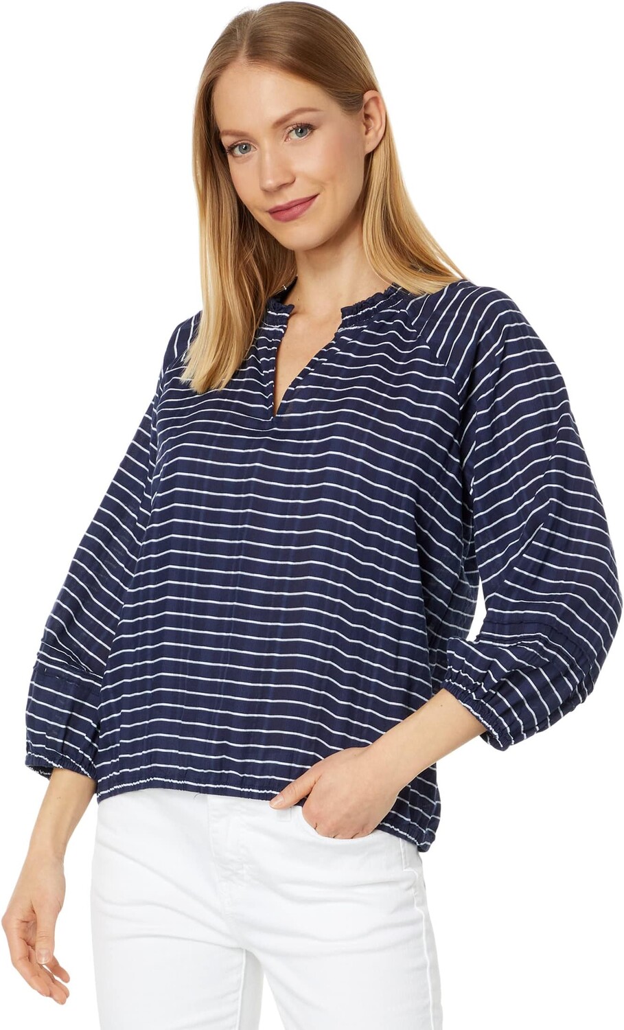 

Камрин Топ Carve Designs, цвет Navy Harris Stripe