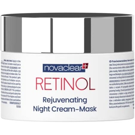 цена Омолаживающая ночная крем-маска с ретинолом 50 мл, Novaclear