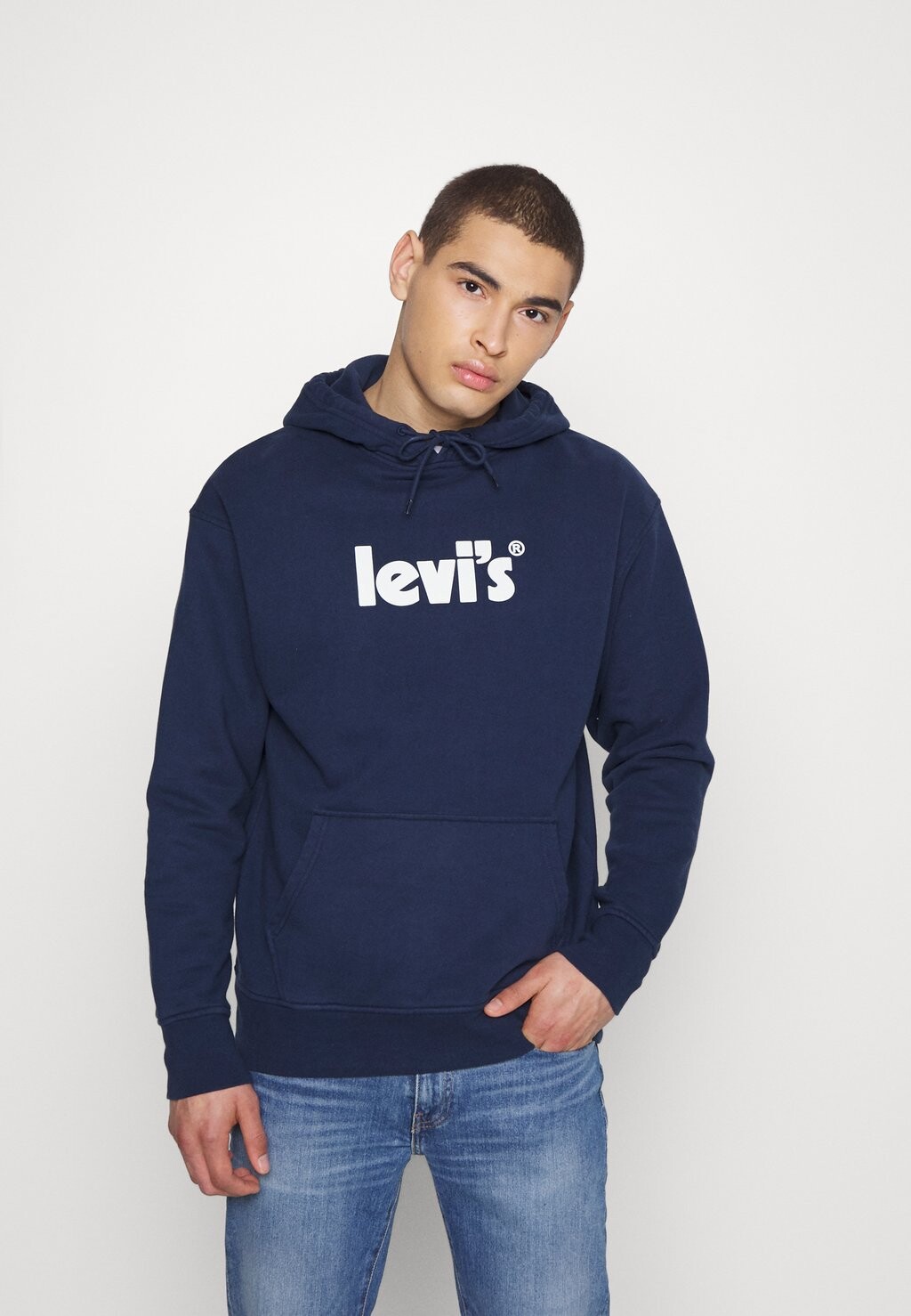 

Толстовка с капюшоном Levi's, темно-синий
