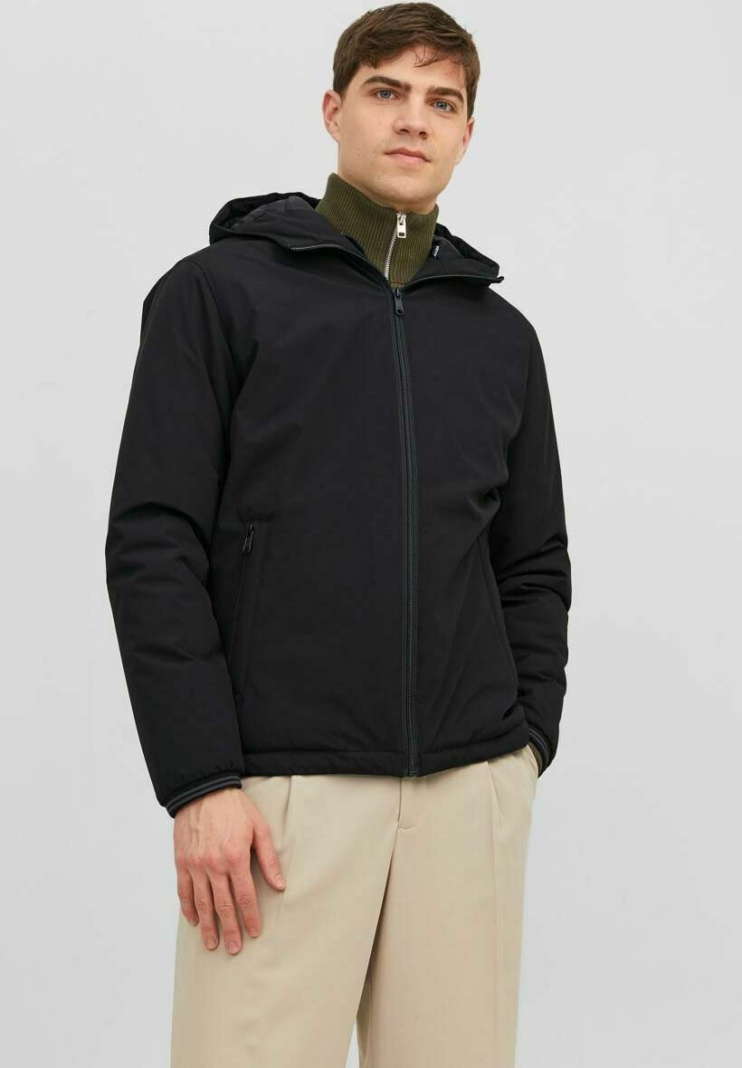 

Куртка межсезонная Jack & Jones, черная, Черный