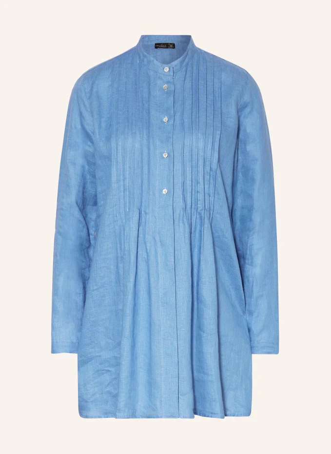Льняная блузка corey Van Laack, синий