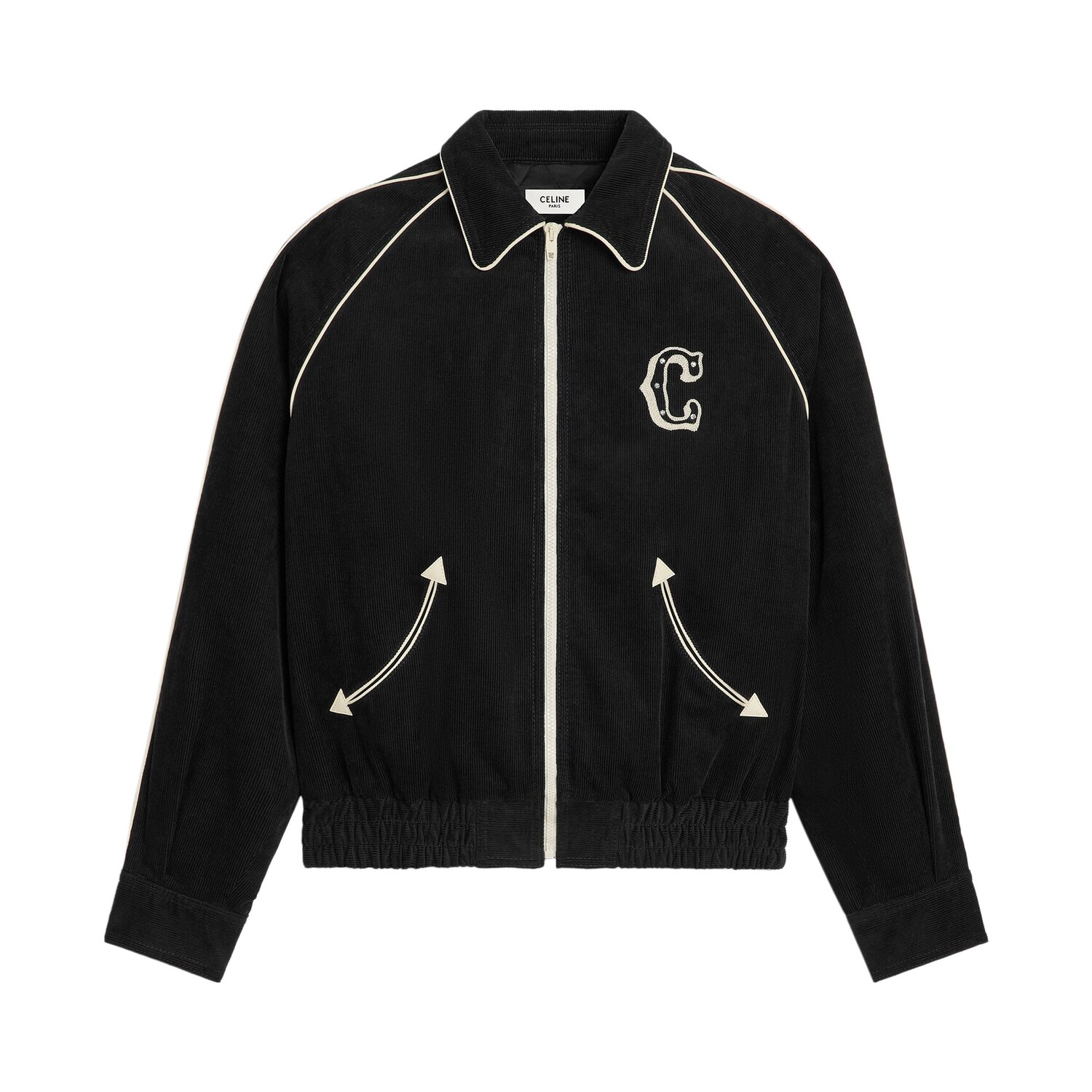 

Куртка CELINE Western Teddy, Полосканная