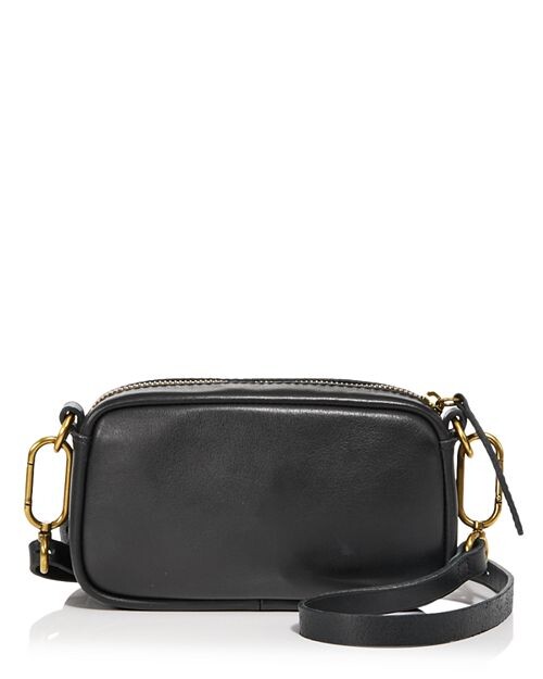 

Мини-кожаная сумка через плечо Essentials Carabin Madewell, цвет Black