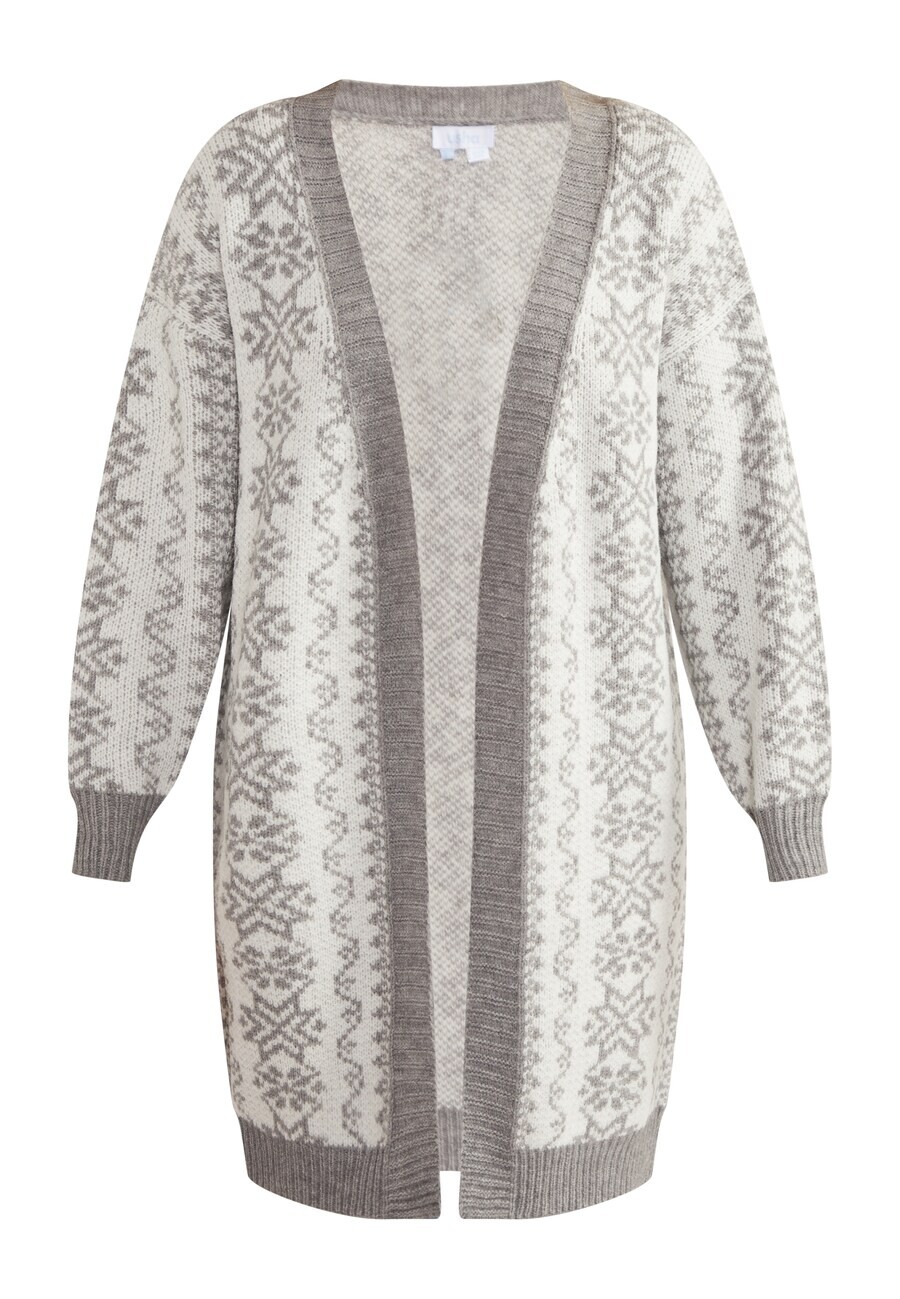 

Кардиган usha BLUE LABEL Knit Cardigan Lynnea, серо-коричневый
