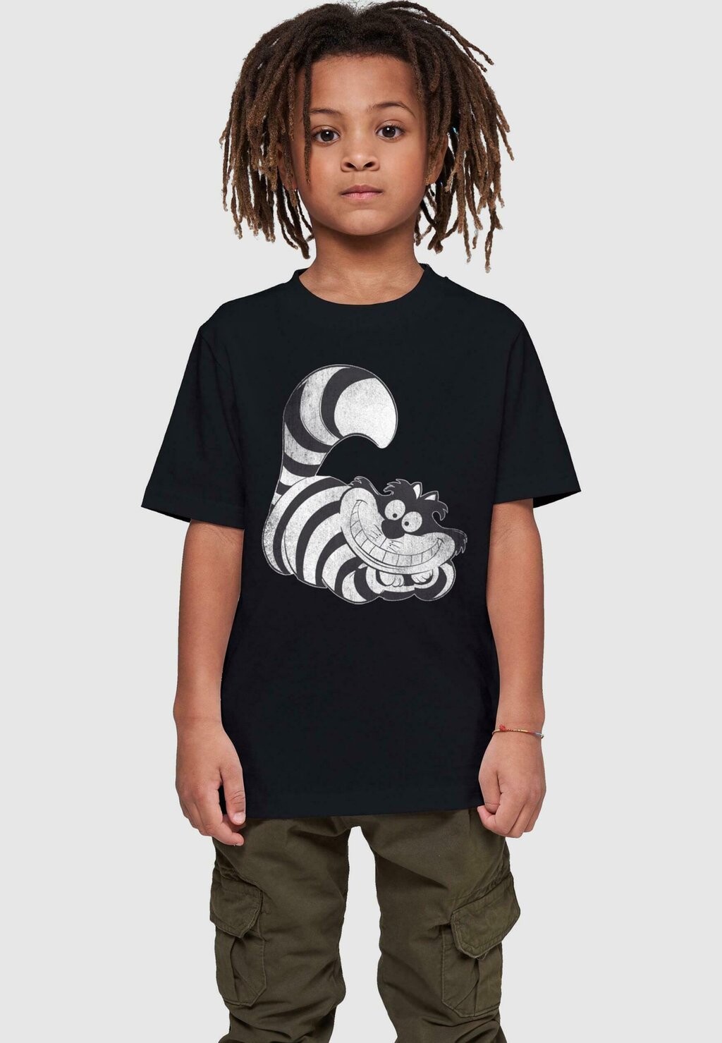 

Футболка с принтом ALICE IN WONDERLAND CHESHIRE CAT MON ABSOLUTE CULT, цвет black