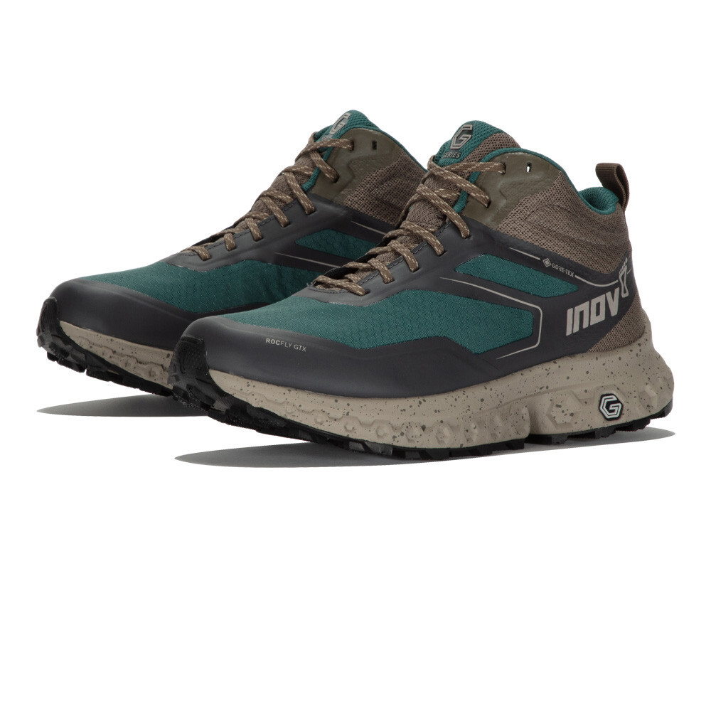 

Ботинки Inov8 RocFly G 390 GORE-TEX, зеленый