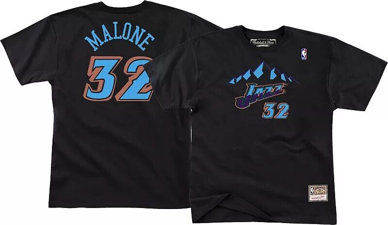 

Мужское джерси Swingman Mitchell & Ness 1997 года Utah Jazz Karl Malone черного цвета из твердой древесины Classics