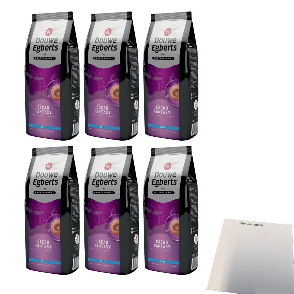 

Douwe Egberts Cacao Fantasy Blue упаковка 6 шт. (6 мешков по 1 кг) + блок usy