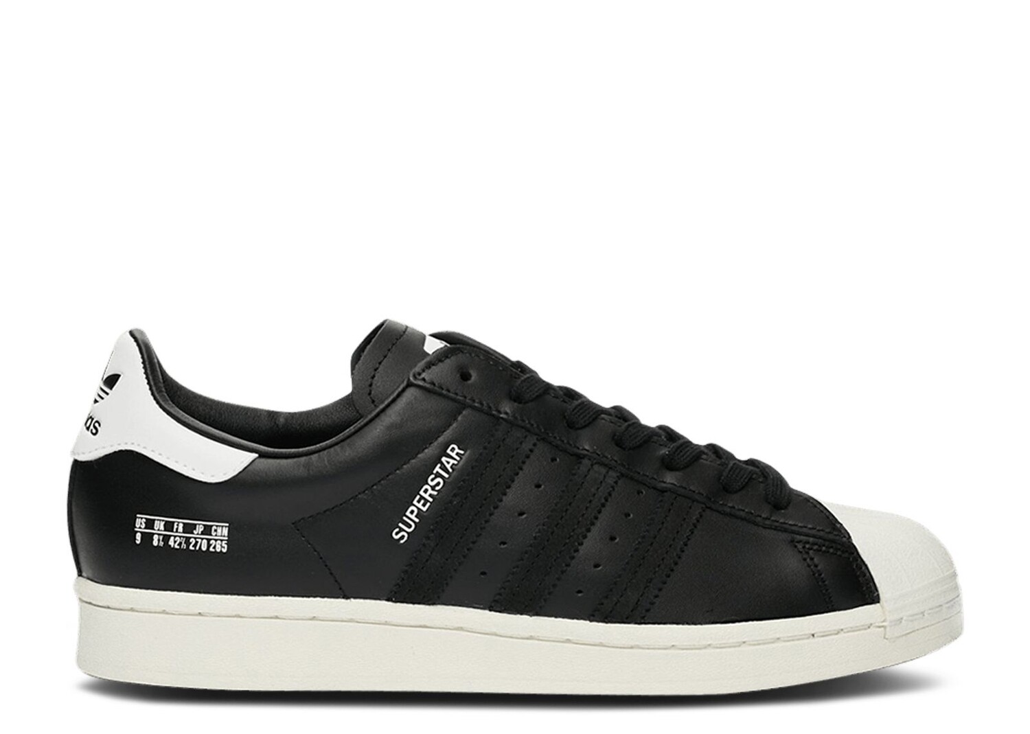 

Кроссовки adidas Superstar 'Size Tag - Core Black', черный