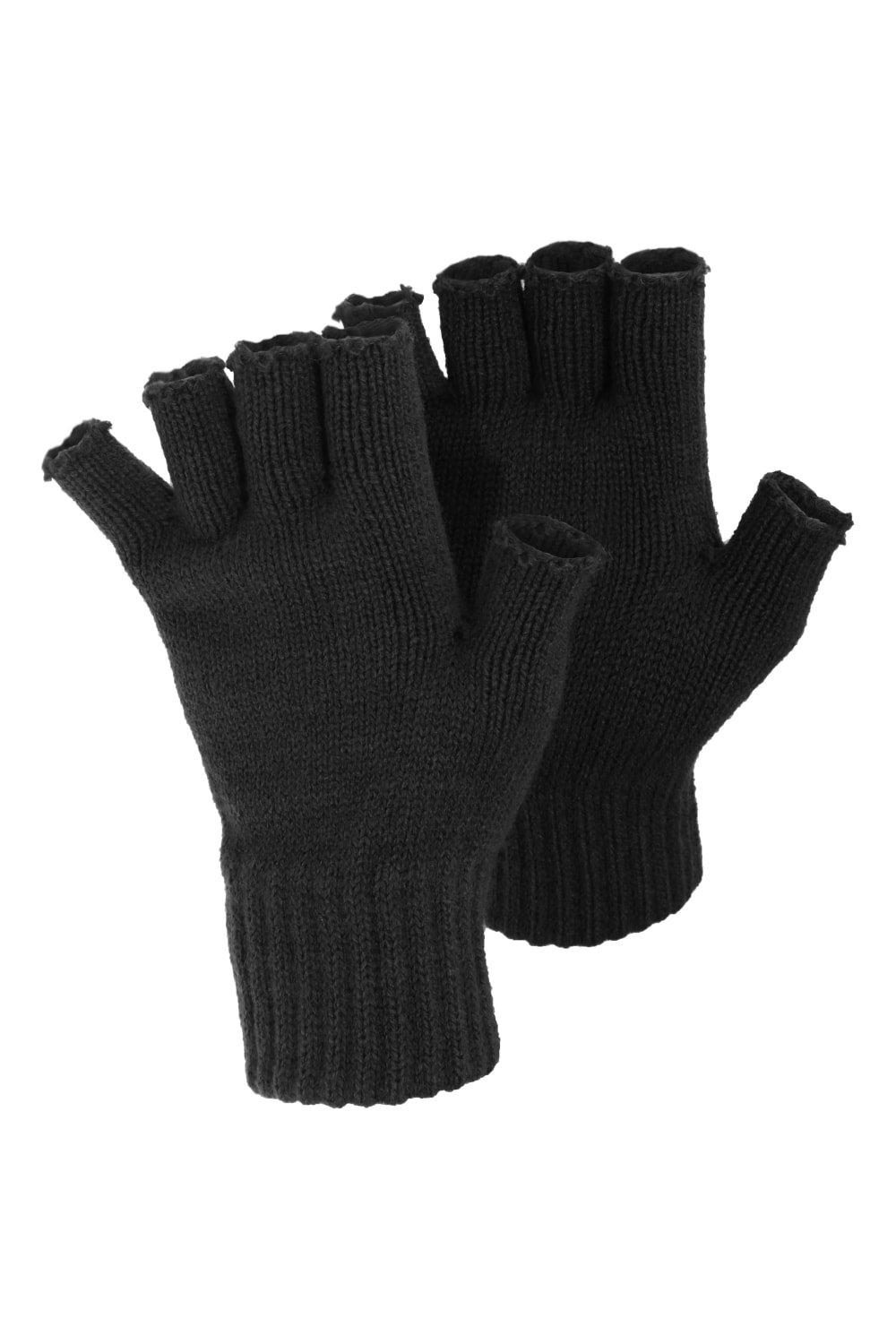 Зимние перчатки без пальцев Floso, черный фото