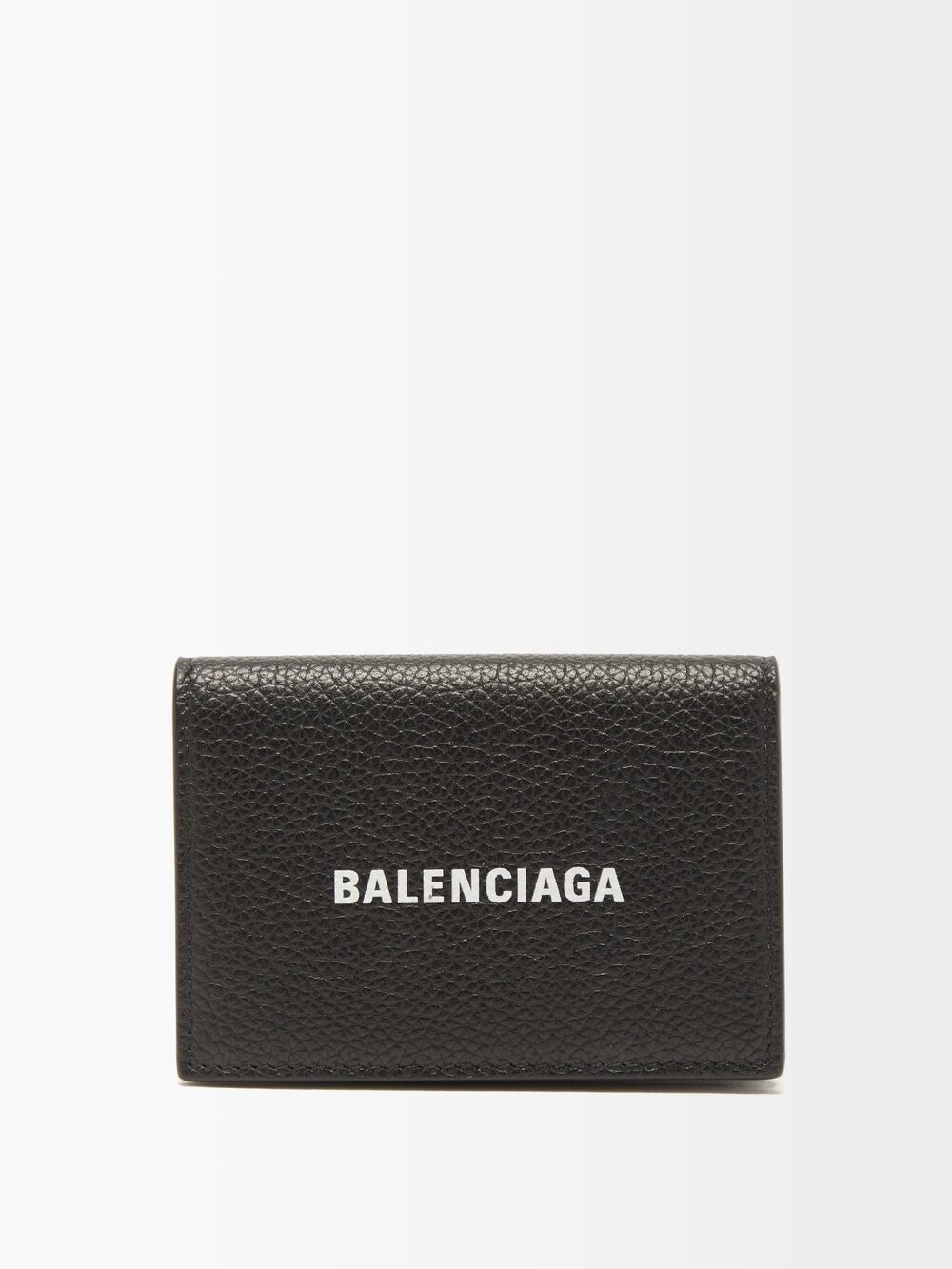 

Кожаный кошелек cash с логотипом Balenciaga, черный