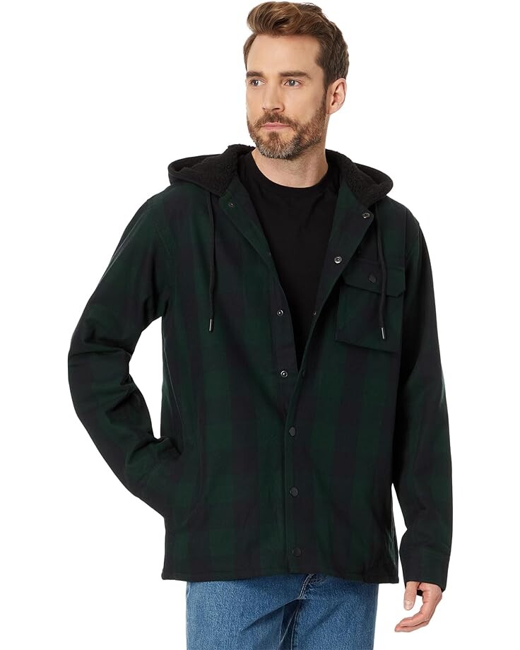 

Куртка Oakley Bear Cozy Hooded, цвет Black/Green Check