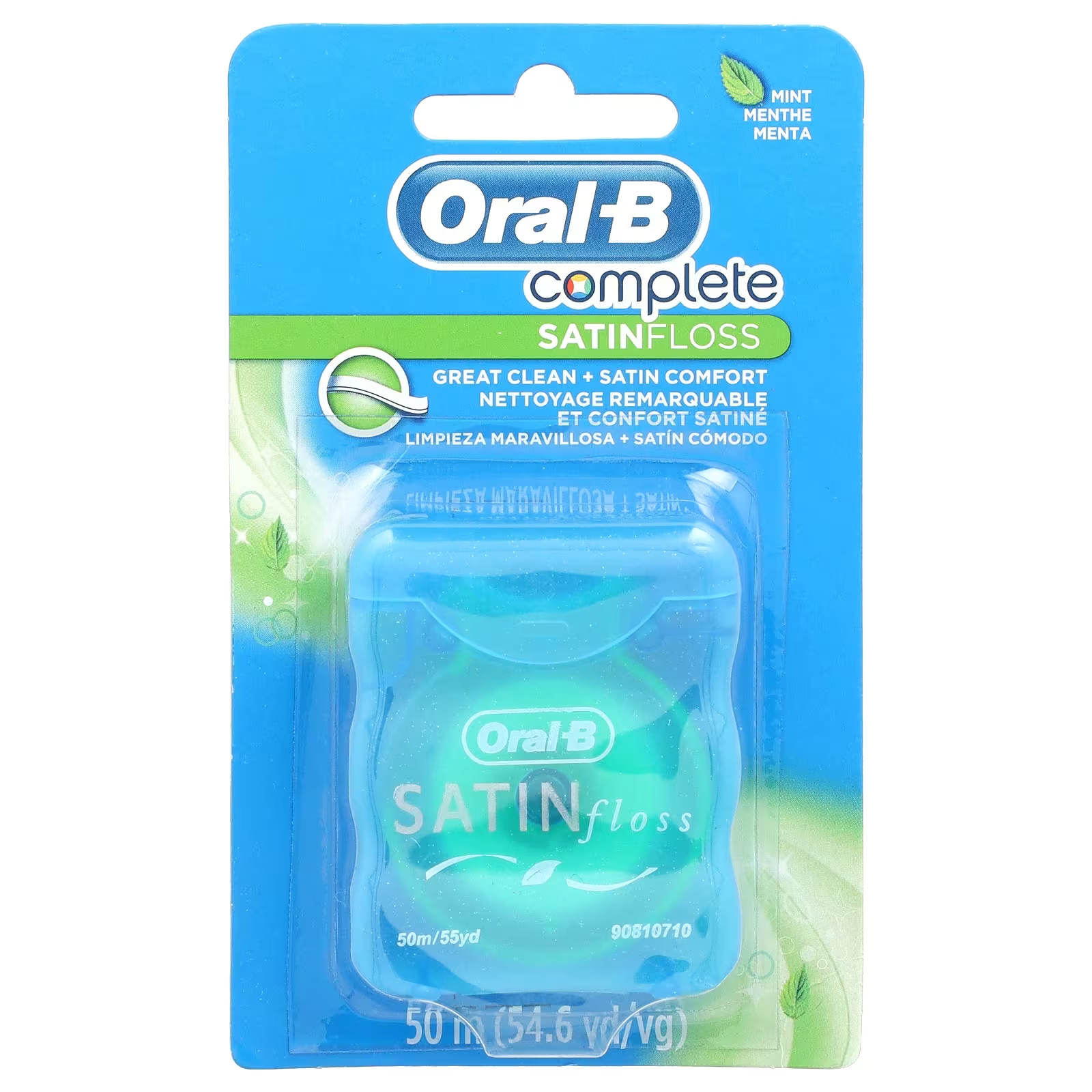 Зубная нить Oral-B Complete SATINfloss Mint набор зубочисток с зубной нитью 30 шт