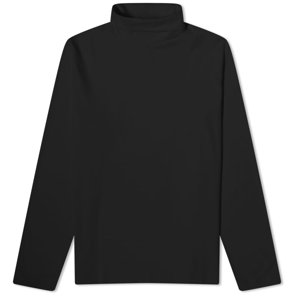 

Футболка Jil Sander Plus с длинным рукавом и воротником-стойкой, черный