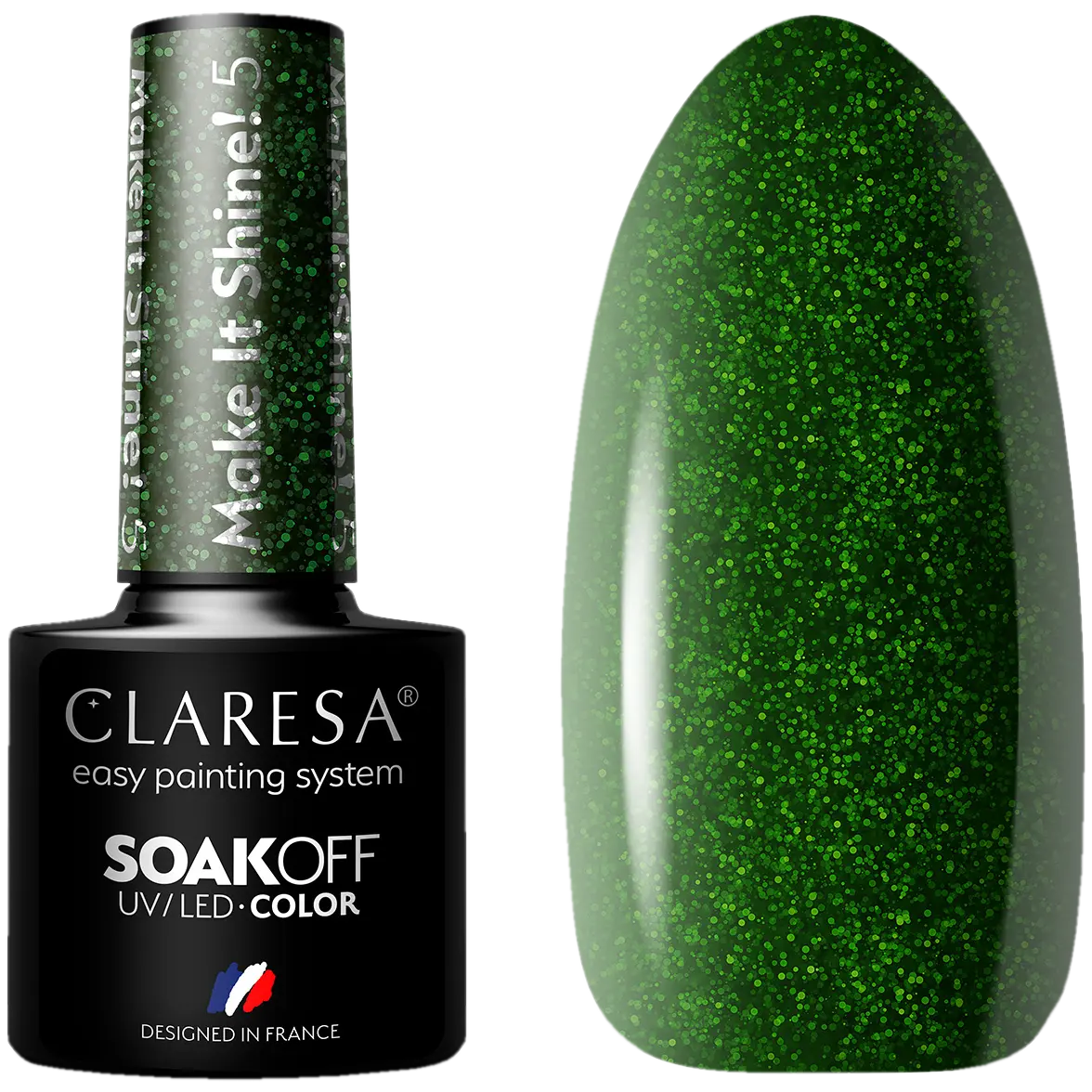 

Гибридный лак для ногтей 5 Claresa Make It Shine!, 5 гр