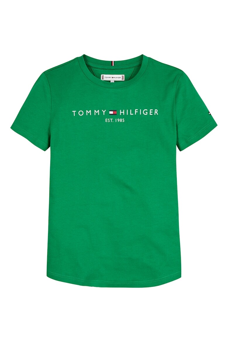 

Футболка из органического хлопка с логотипом Tommy Hilfiger, зеленый