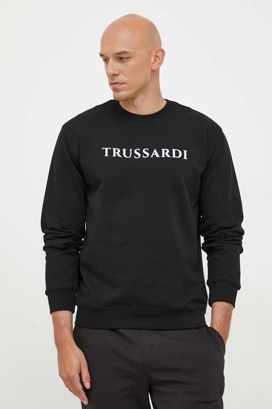 

Толстовка из хлопка Trussardi, черный