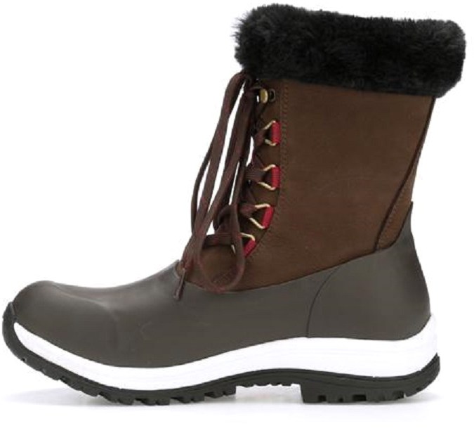 Ботинки Apres Lace Arctic Grip — женские Muck Boot, коричневый ботинки женские wrangler courtney moto lace fur s wl22616 062 зимние черные 40