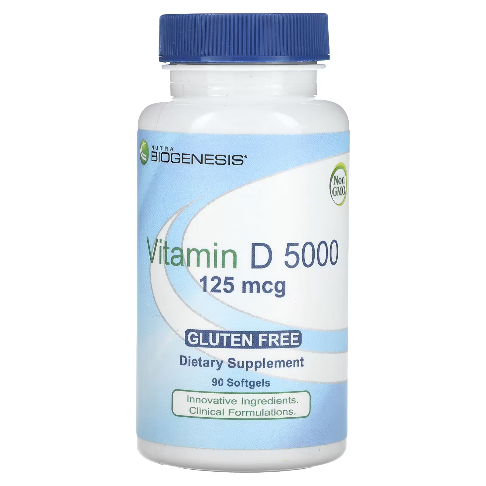 Nutra BioGenesis Витамин D 5000 125 мкг 90 мягких таблеток