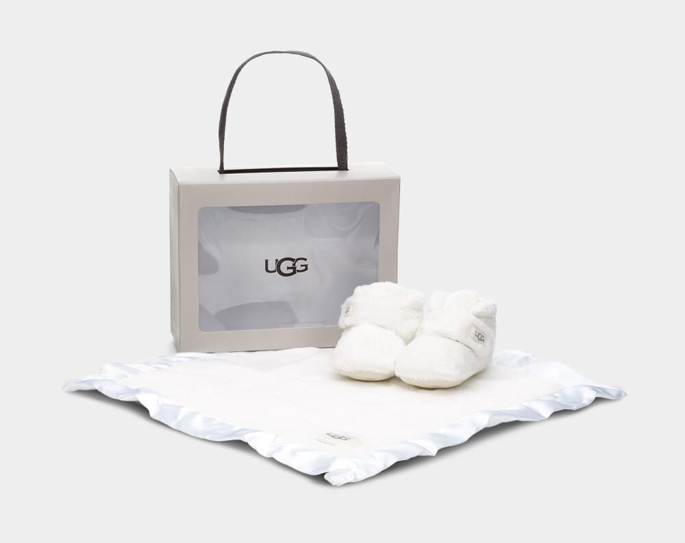 

Ботинки Bixbee Bootie And Lovey Blanket UGG, белый