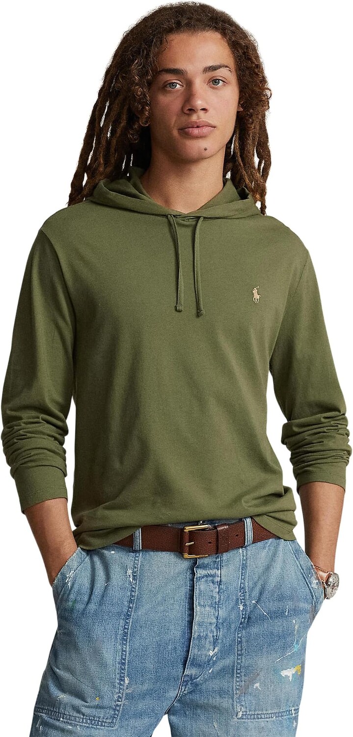 

Футболка из джерси с капюшоном Polo Ralph Lauren, цвет Dark Sage 1