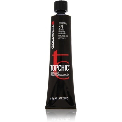 

Goldwell Topchic Tube Профессиональная краска для волос 3N 60мл, Черный
