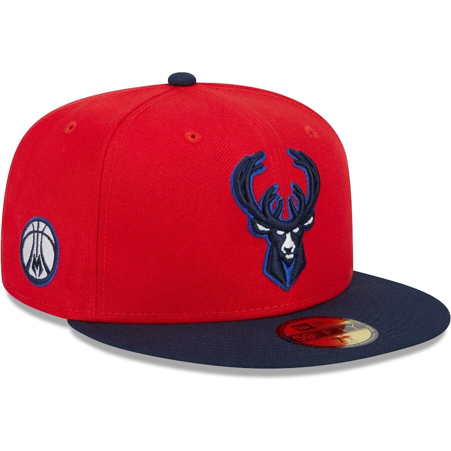 

Бейсболка New Era Milwaukee Bucks, красный