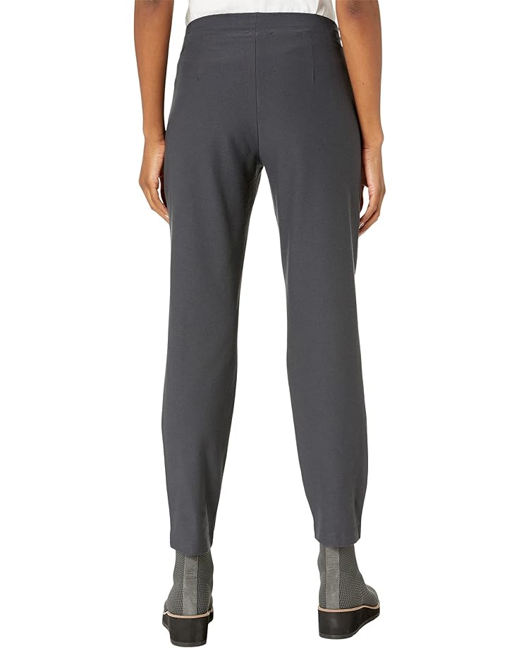Брюки Eileen Fisher Slim Ankle Pants in Washable Stretch Crepe, графитовый
