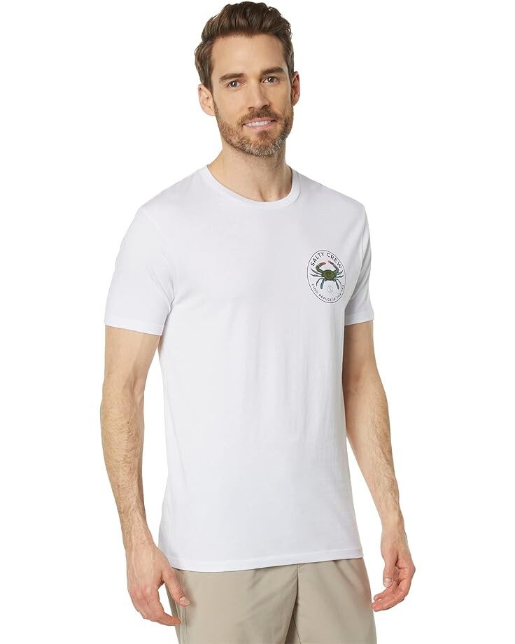 

Футболка Salty Crew Blue Crabber Premium, белый