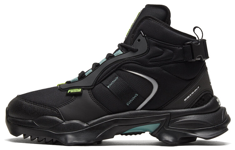 

Высокие кроссовки Helly Hansen x Puma Nitefox 'Black Mint' черные/желтые/синие