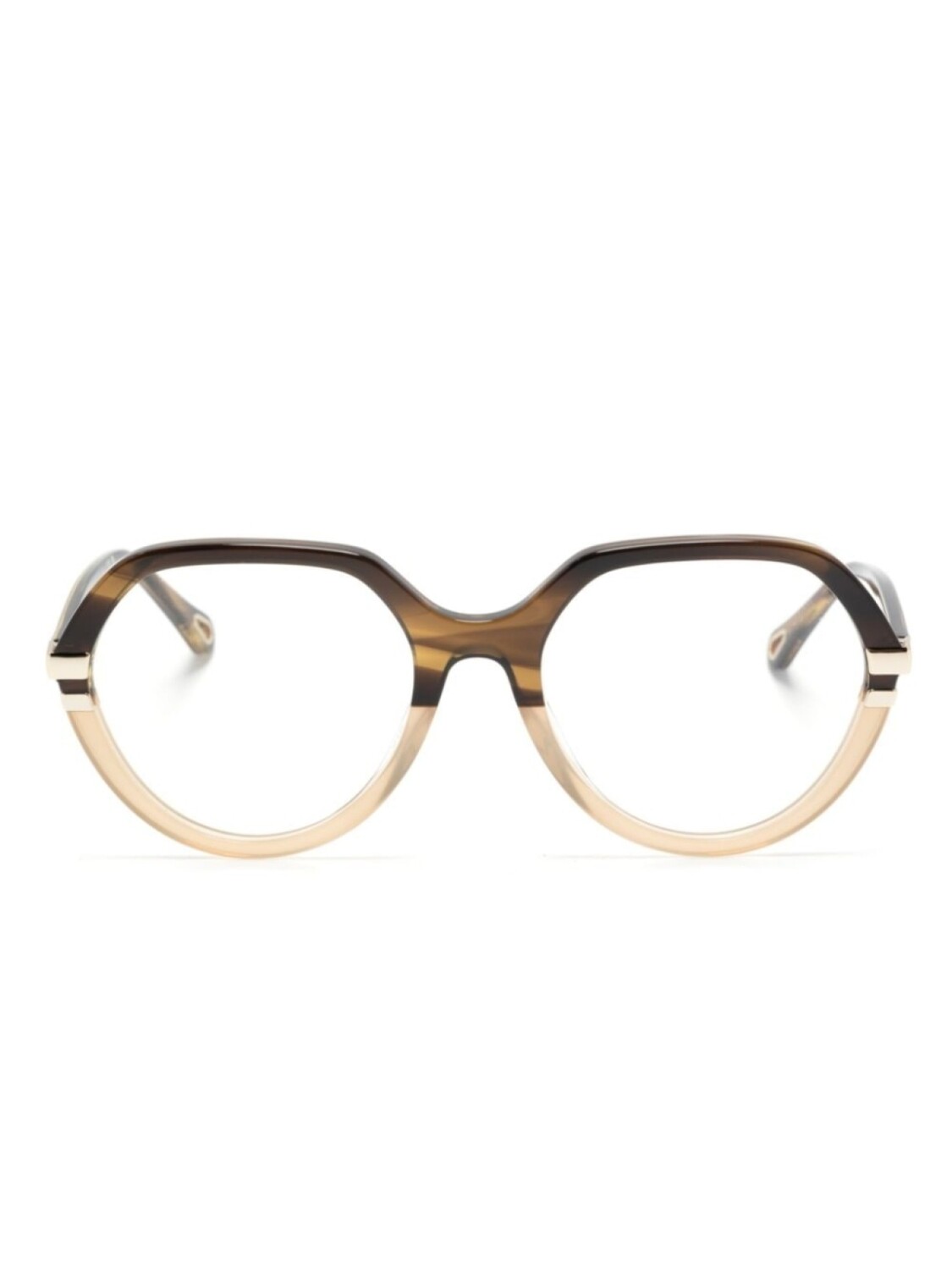 

Chloé Eyewear очки в двух тонах, коричневый